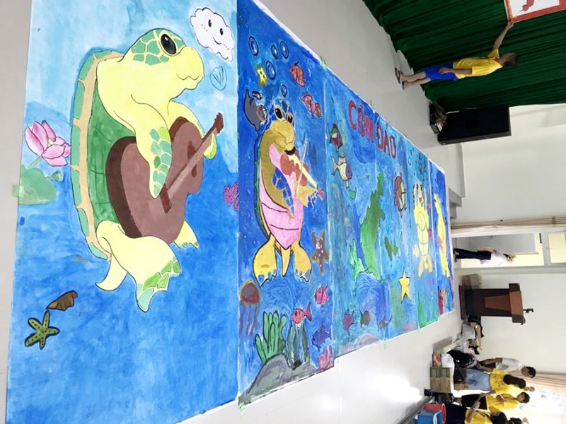 tranh vẽ bảo vệ môi trường